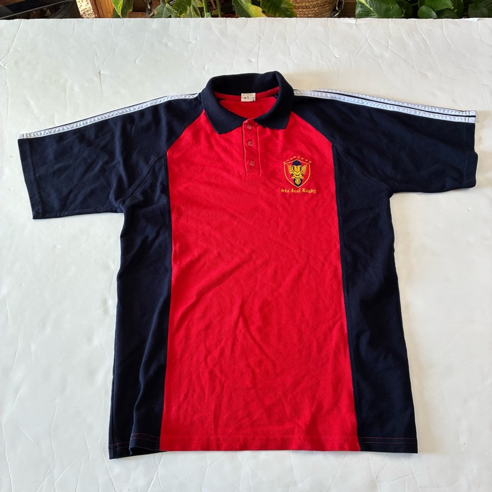 001 - VINTAGE 00s SAN JOSE RUGBY POLO SHORT SLEEVE T SHIRT